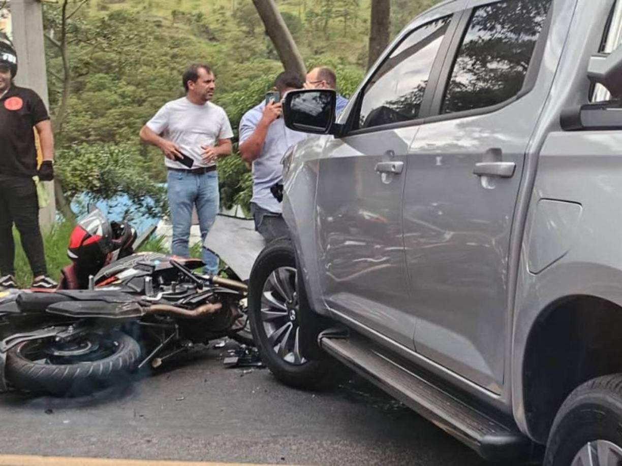 Así fue como quedaron los vehículos involucrados en el accidente.