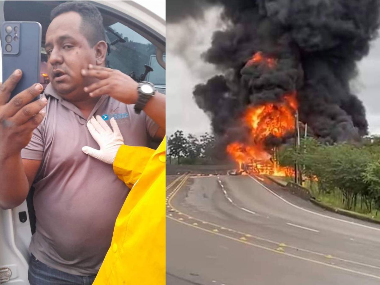 Como un verdadero milagro ha sido catalogado el hecho de que el conductor de una cisterna de combustible se salvara de morir en la Cuesta de la Virgen. 