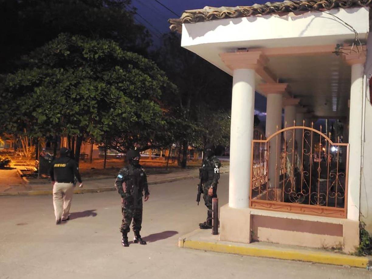 Imágenes del operativo contra cabecillas de la MS-13