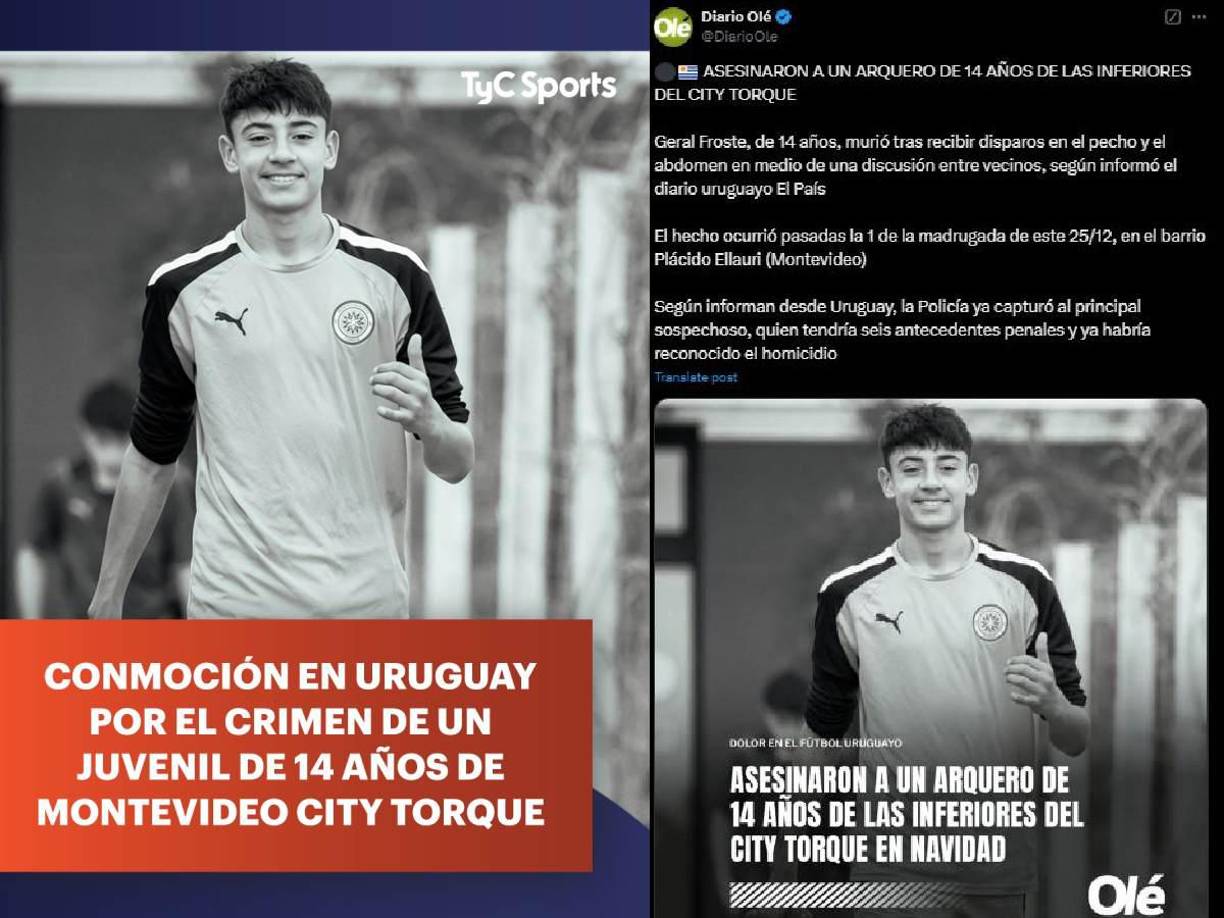 “Nos mató a todos, a todo el barrio... acá en el barrio era querido, no había nadie que no lo quisiera a Geral, porque era un joven sano, que no tenía maldad para nada, al contrario, él vivía riéndose y era todo sonrisas. La vida de él era una sonrisa”, cerró Eriberto.