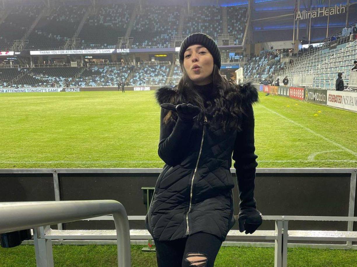 Daniella estuvo más de un año en Minnesota en donde acompañó a su amado Kervin Arriaga. 