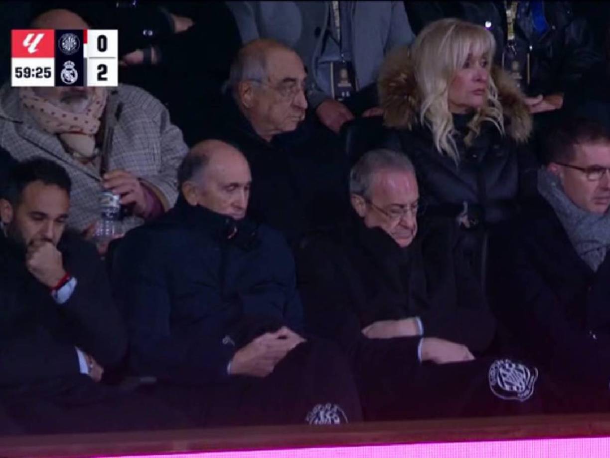 Minutos después del gol, una imagen se viralizó en redes sociales en relación al presidente del Real Madrid, Florentino Pérez. 