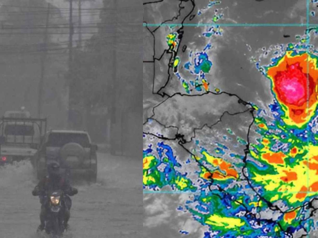 Tormenta Sara se hace sentir en San Pedro Sula con fuertes lluvias previo al Honduras vs México de este viernes por la Nations League de Concacaf.