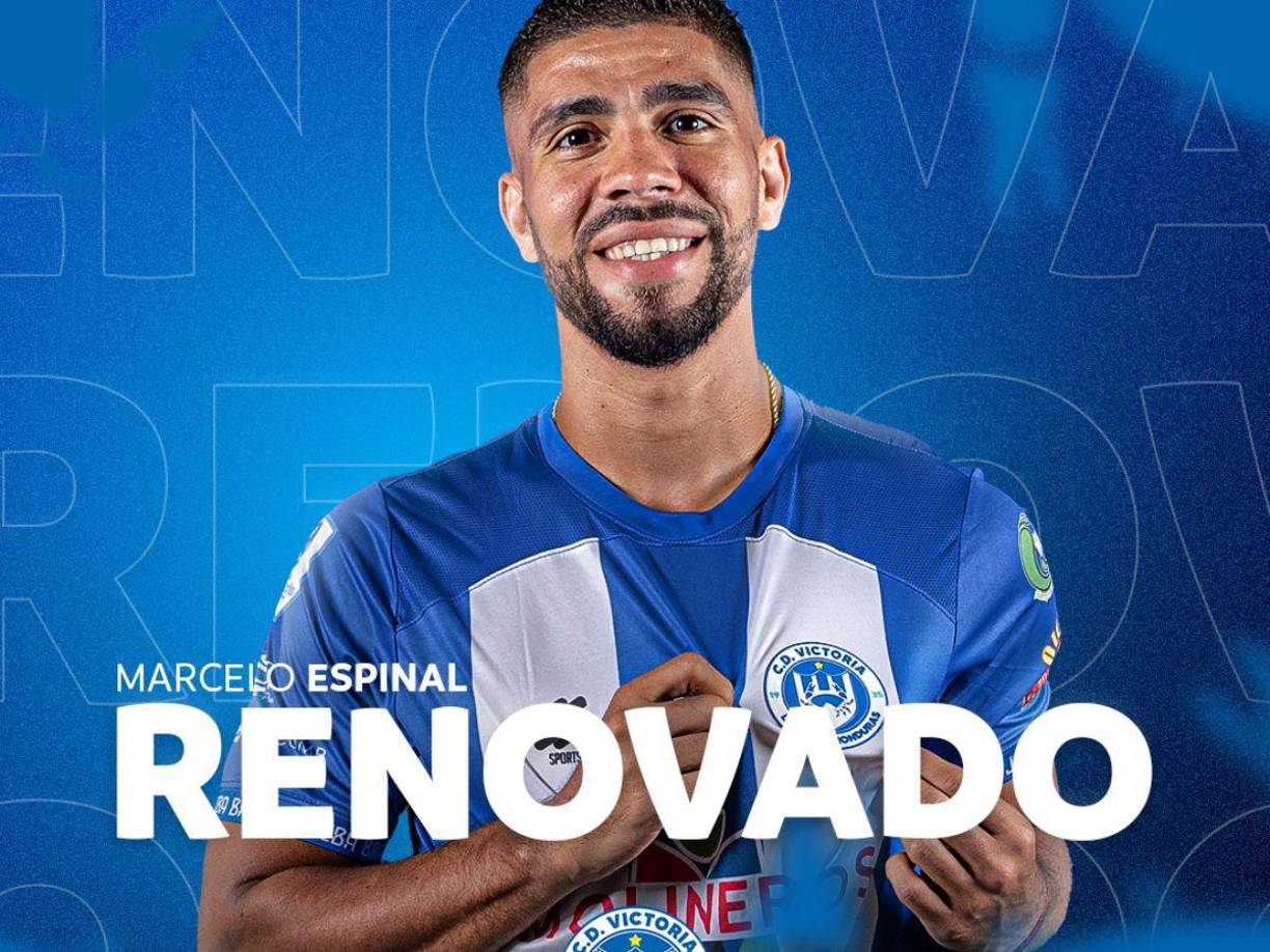 El Victoria hizo oficial la renovación del contrato de Marcelo Espinal.