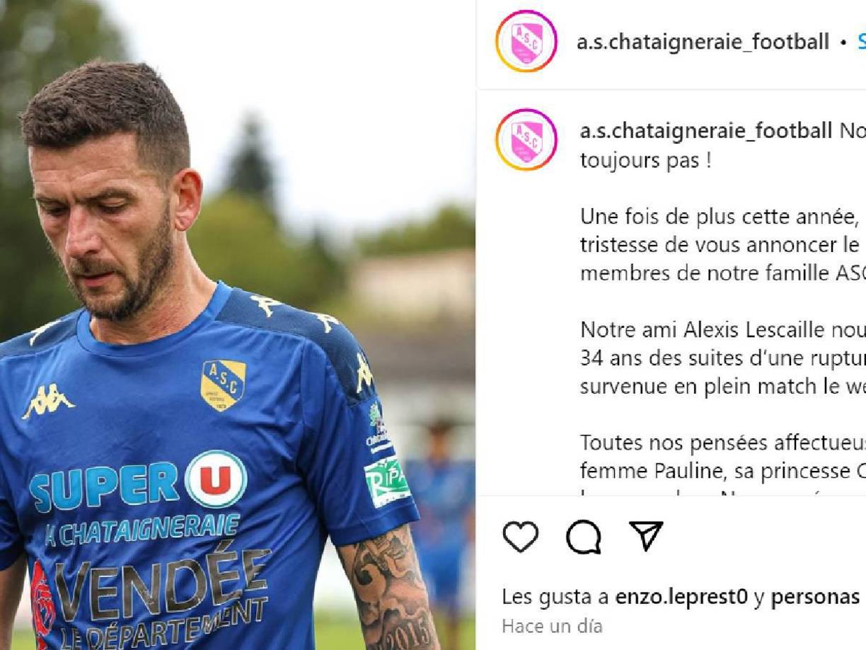 “¡Todavía no lo creemos! Una vez más este año nos entristece anunciar el fallecimiento de un miembro de nuestra familia ASC”, comenzó el club en su comunicado.