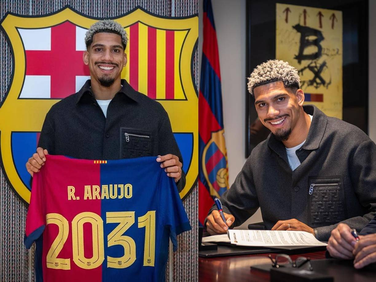 El central uruguayo Ronald Araujo ha ampliado su contrato con el FC Barcelona hasta junio de 2031, según ha anunciado este jueves el club azulgrana.