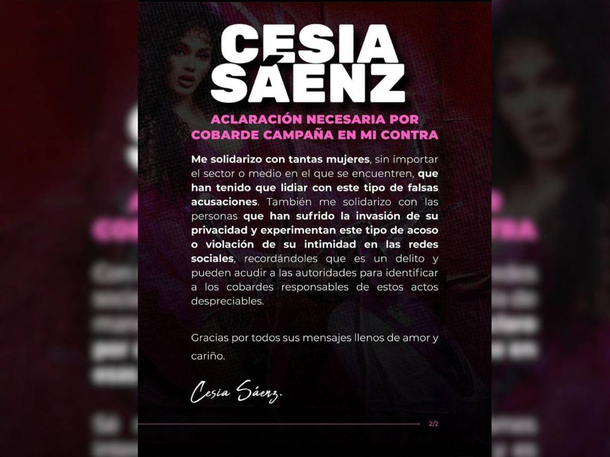 Asimismo, la ganadora de La Academia se solidarizó con las mujeres que han sido víctimas de este tipo de situaciones. 