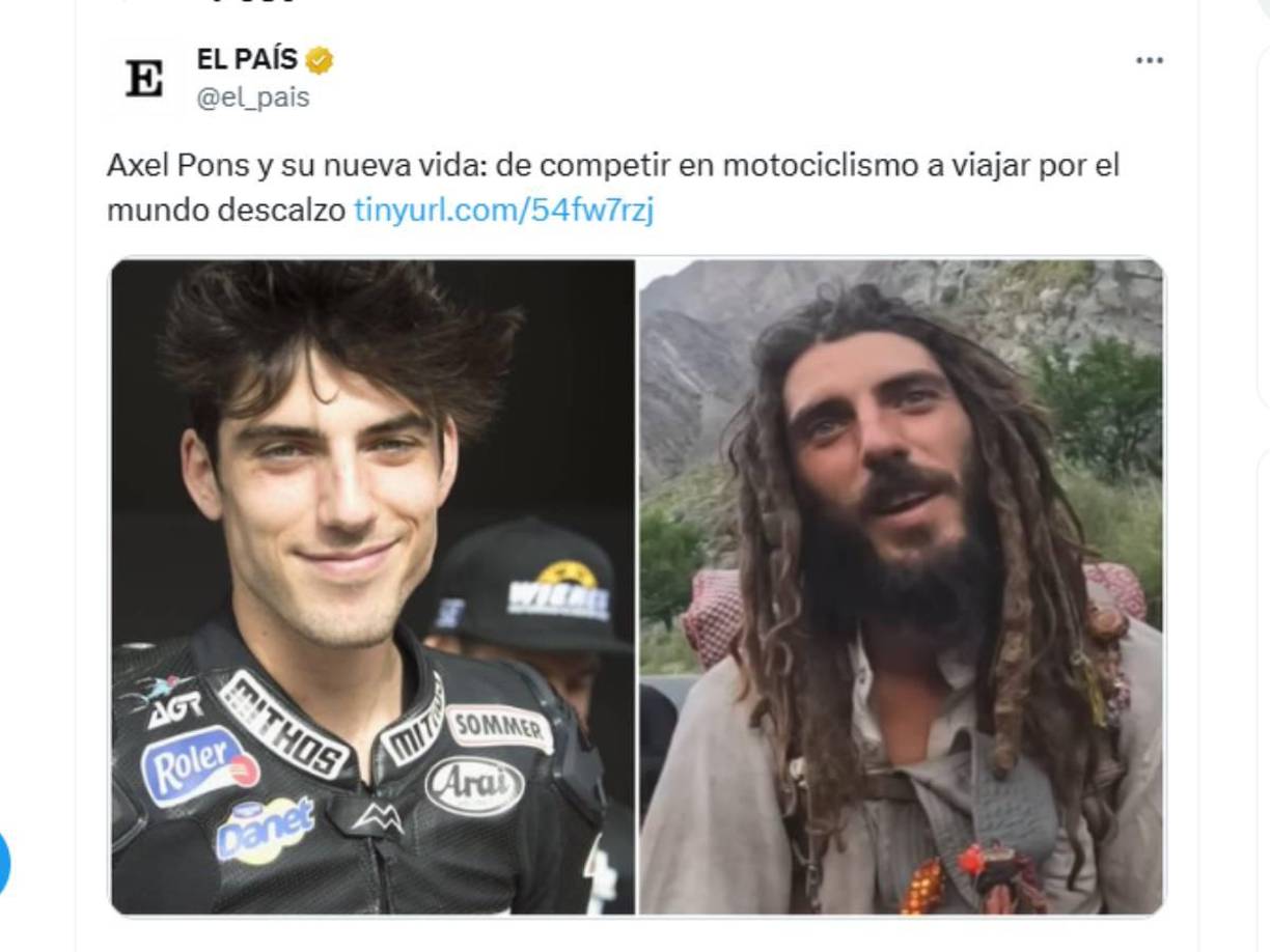 Medios internacionales han informado sobre la nueva vida de Axel Pons. 