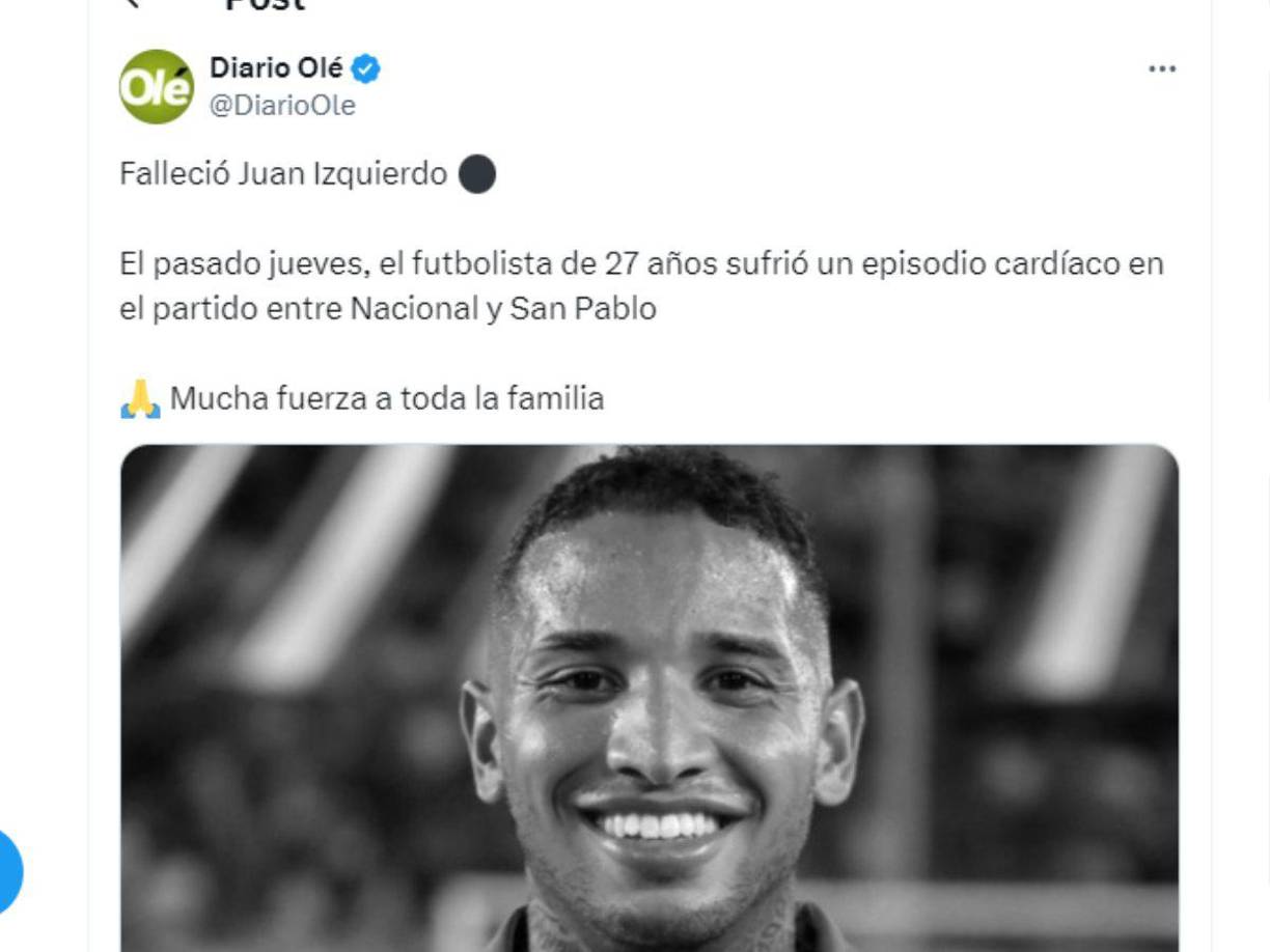 Diario Olé de Argentina.