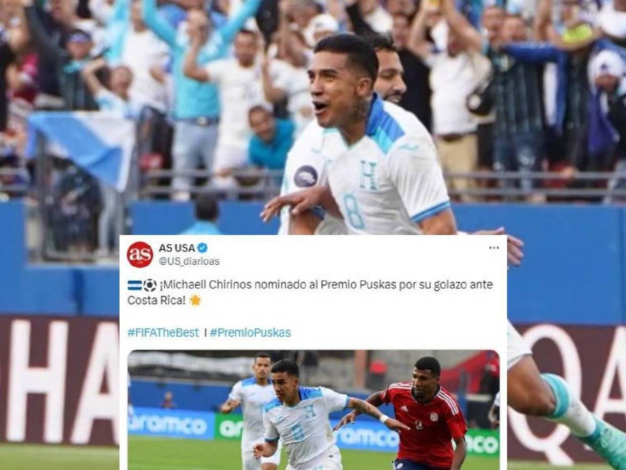 Diarios extranjeros como AS USA, destacaron la nominación de Michaell Chirinos.