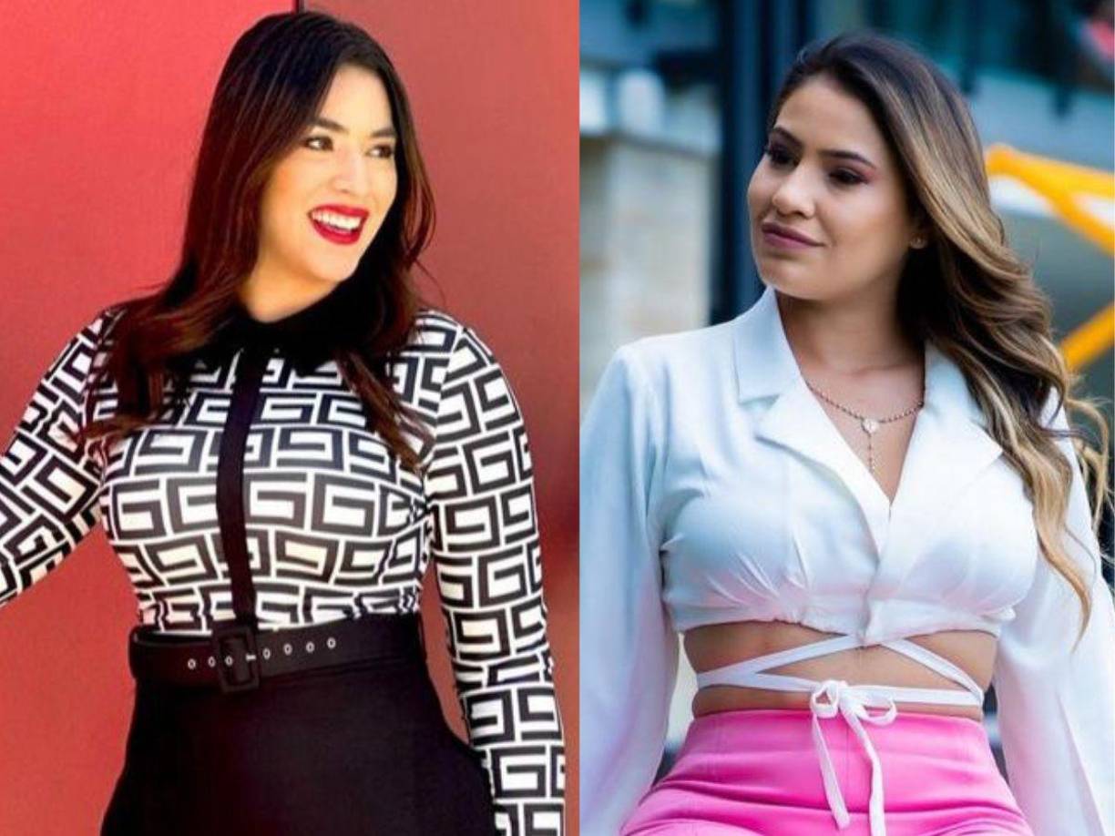 Carolina Lanza y Alejandra Rubio son dos polémicas presentadoras hondureñas. 