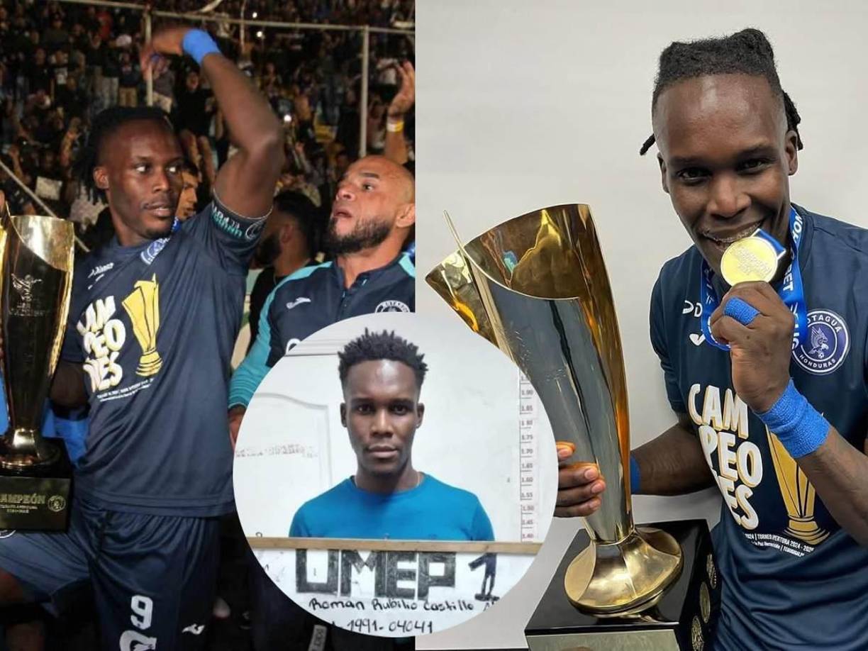 Rubilio Castillo ha disfrutado con todo tras ser campeón con Motagua y luego de obtener el título 19 en la historia del club.