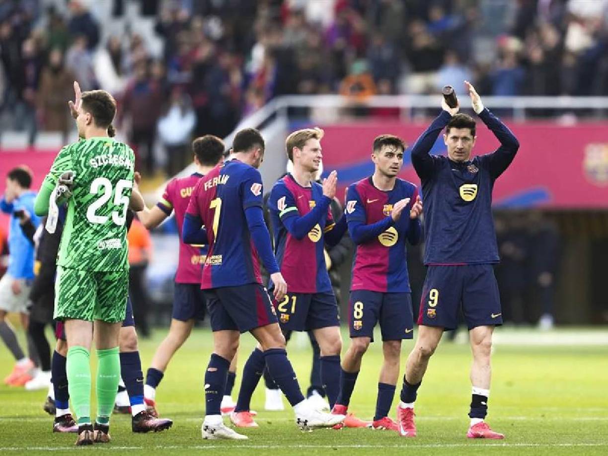 El conjunto de Hansi Flick encaraba la jornada 22 de la Liga Española, con la obligación de ganar para acortar distancias con el Real Madrid y el Atlético de Madrid en la lucha por el liderato.