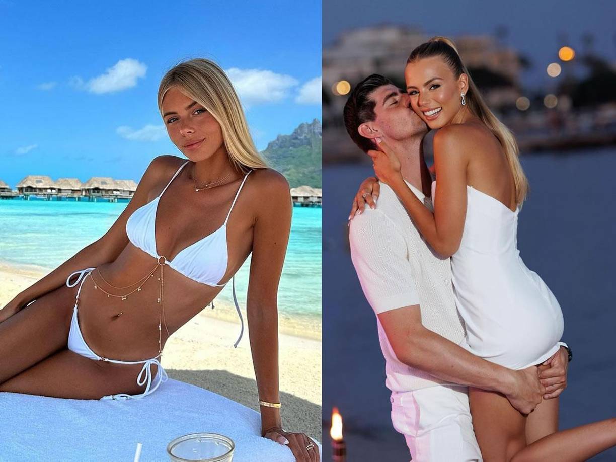 Mishel Gerzig - Es la esposa de Thibaut Courtois, portero belga del Real Madrid que se perderá el Clásico por lesión.