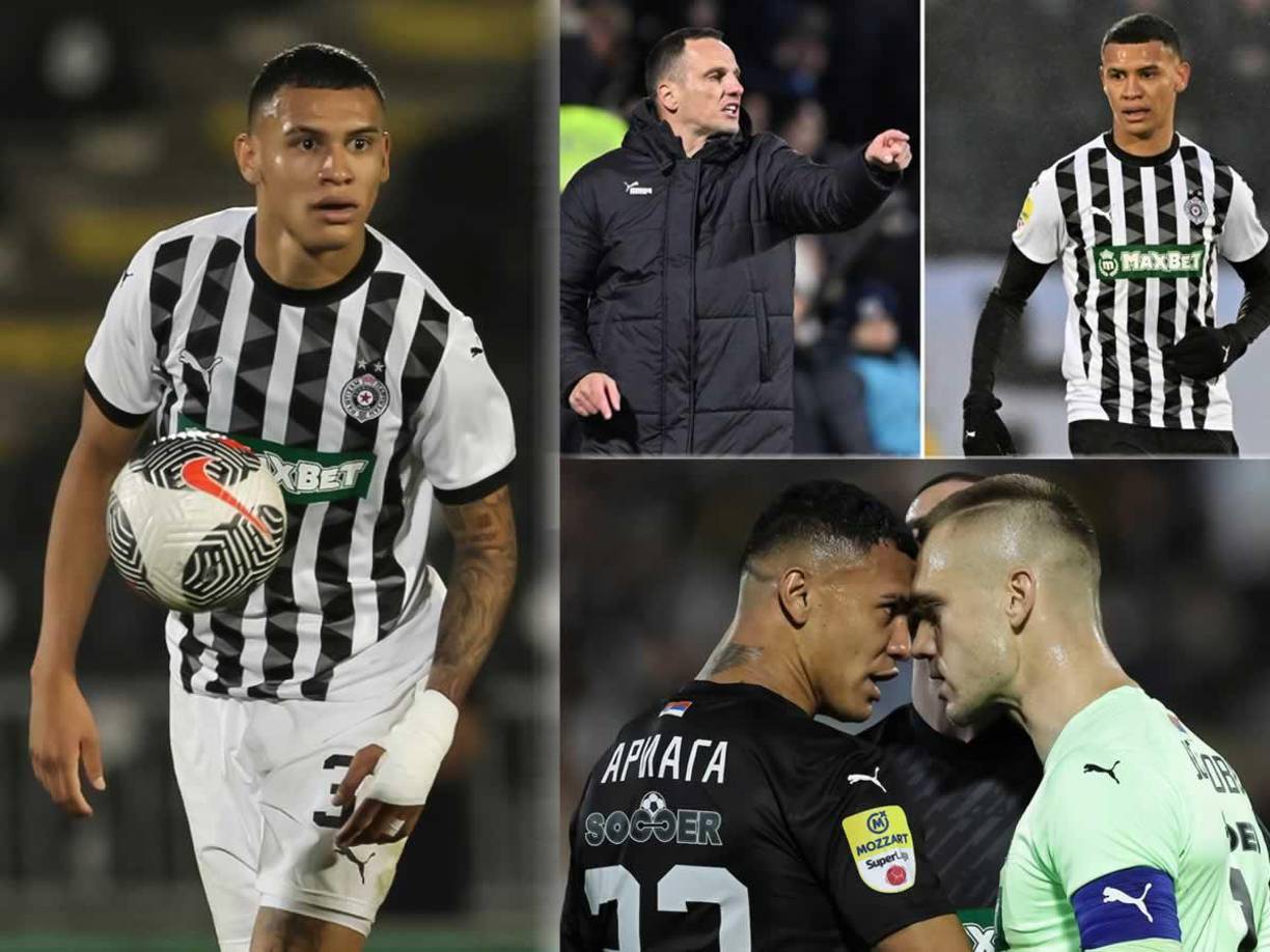 Kervin Arriaga se ha visto envuelto en tremendo escándalo en Serbia, donde su equipo el Partizán de Belgrado decidió separarlo del club por decisión del entrenador Marko Jovanovic, quien reveló el motivo.