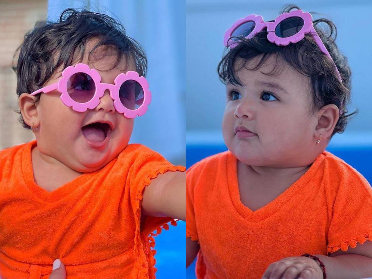 La pequeña María José Reyes Mejía ya disfruta del verano 2023.