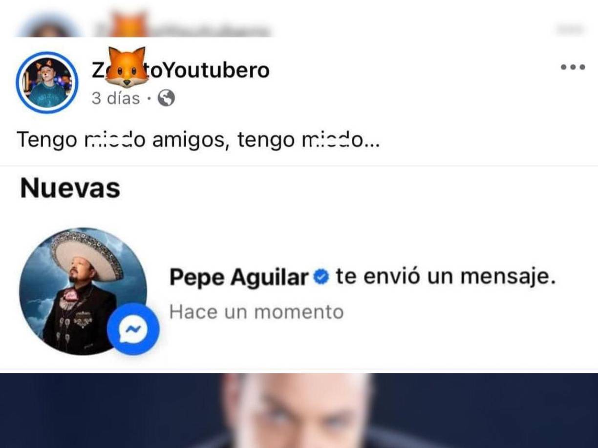 “Quedé en shock, quedé congelada”, dijo el tiktoker, quien leyó el supuesto mensaje que le habrían enviado.