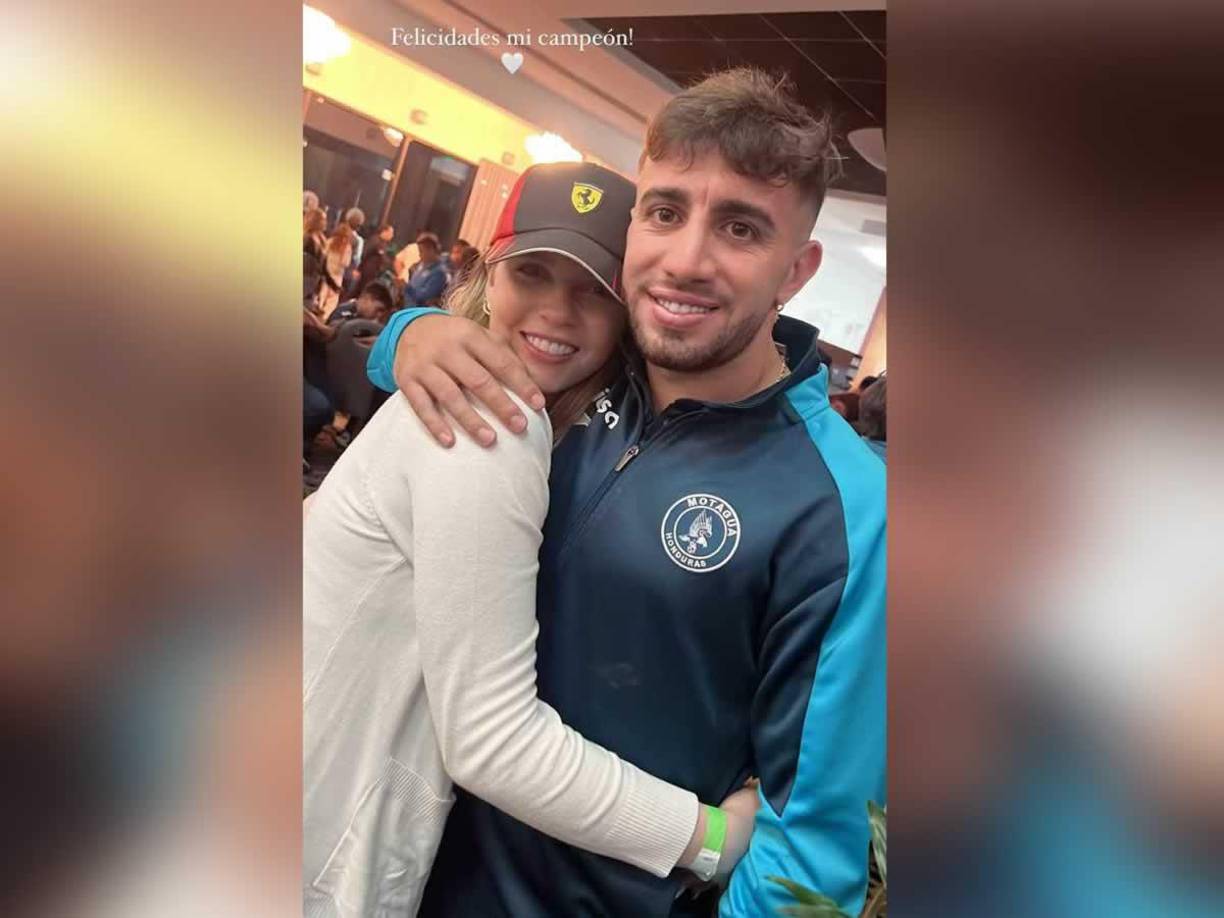 ”Felicidades mi campeón”, fue el mensaje que le dedicó Cecilia García a Agustín Auzmendi en Instagram junto con esta cariñosa imagen.
