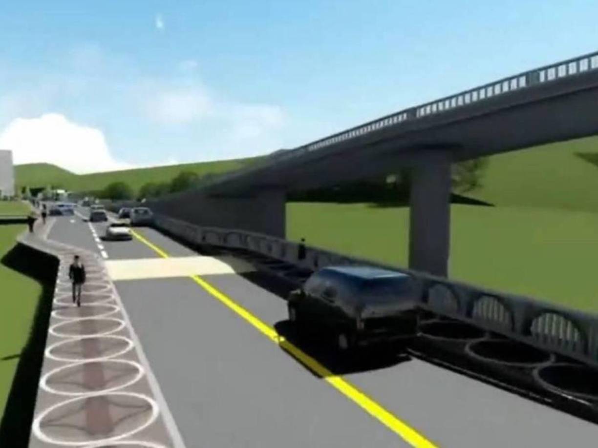 Este proyecto se está revisando el diseño para comenzar en el primer trimestre del otro año. El mismo tiene una longitud de más de un kilómetro, habrá tramos de dos carriles y se tendrá estaciones de buses.