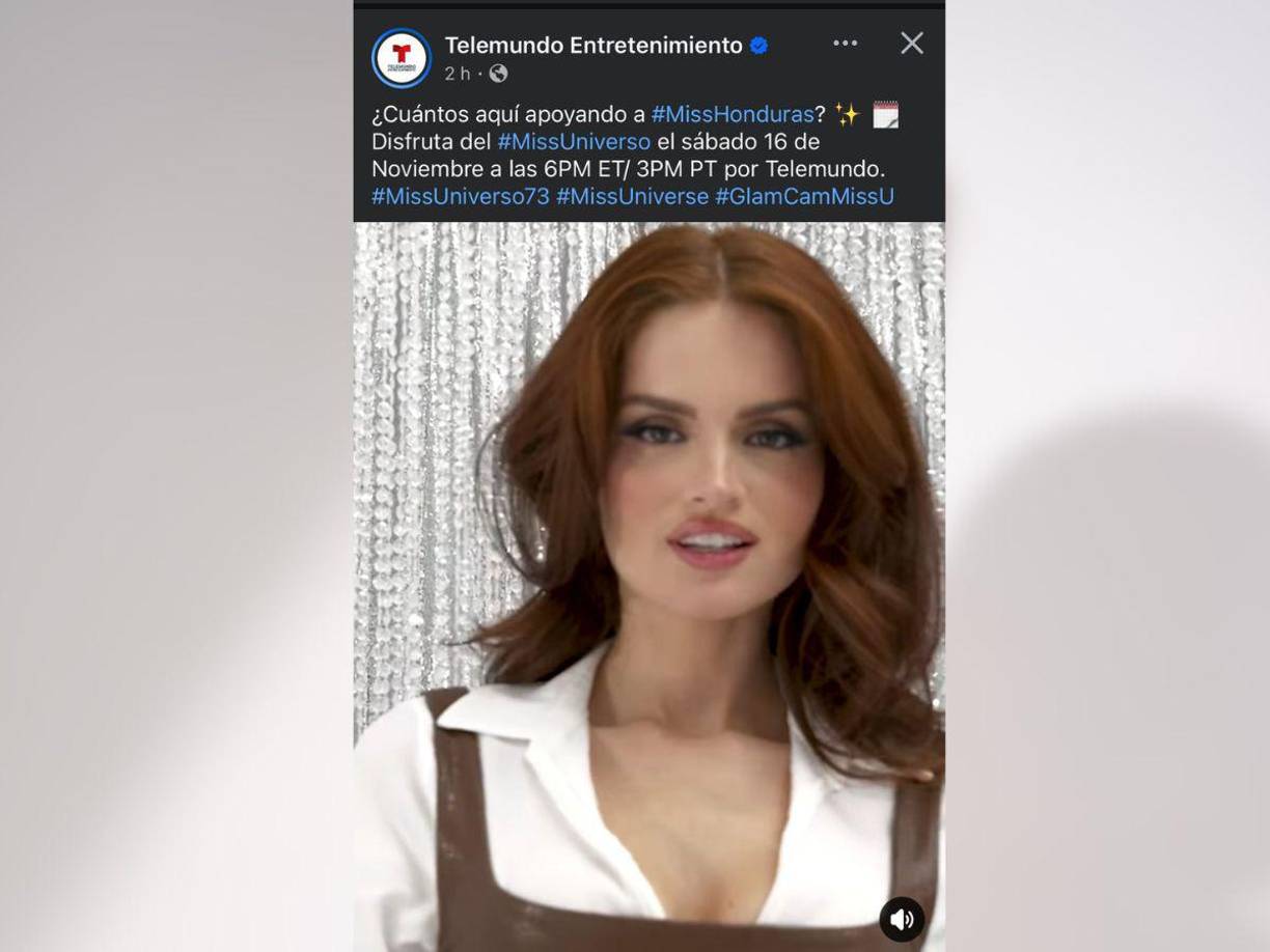 Uno de los medios de comunicación que resaltado la belleza de Miss Honduras es Telemundo. 