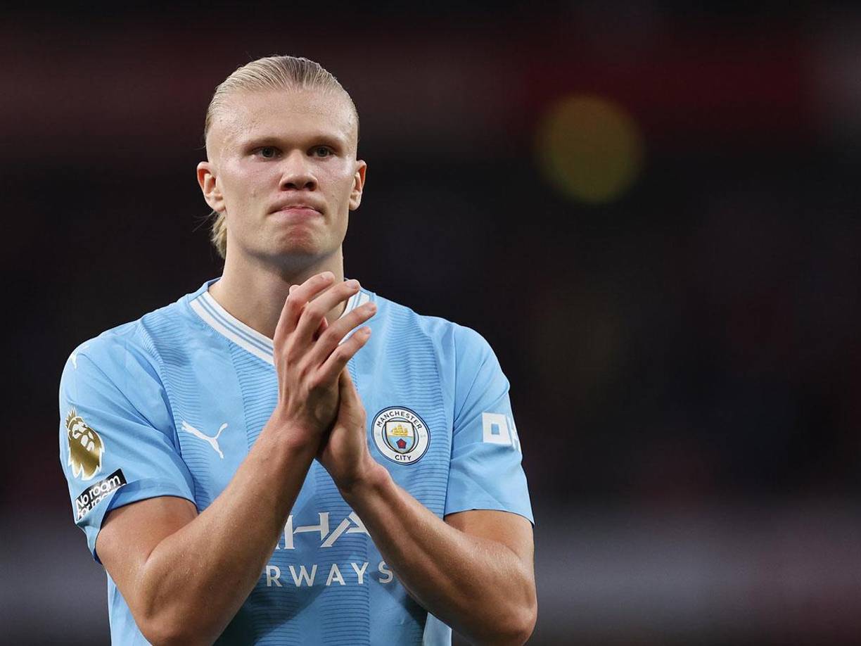 1-Erling Haaland: El atacante noruego es considerado como el mejor futbolista en el 2023.