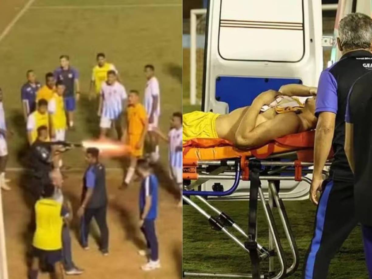 Las imágenes que llegan desde Brasil son tan claras que estremecen. El miércoles por la noche, el estadio Jonas Duarte ubicado en el estado de Goiás, fue el escenario de un episodio lamentable.