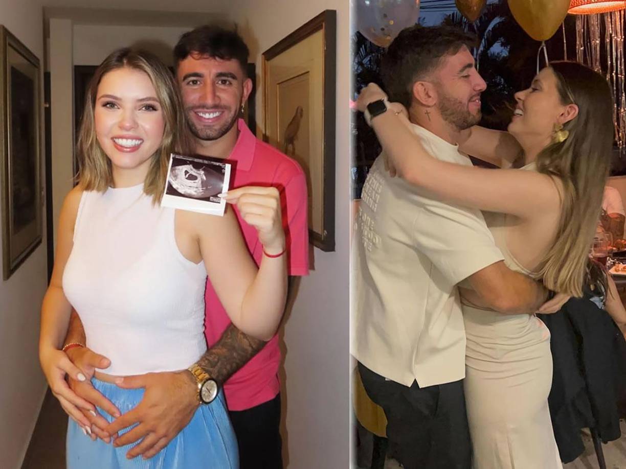 Agustín Auzmendi, delantero argentino que confirmó su marcha del Motagua, y su novia Cecilia García anunciaron que se convertirán en padres tras casi un año de relación.