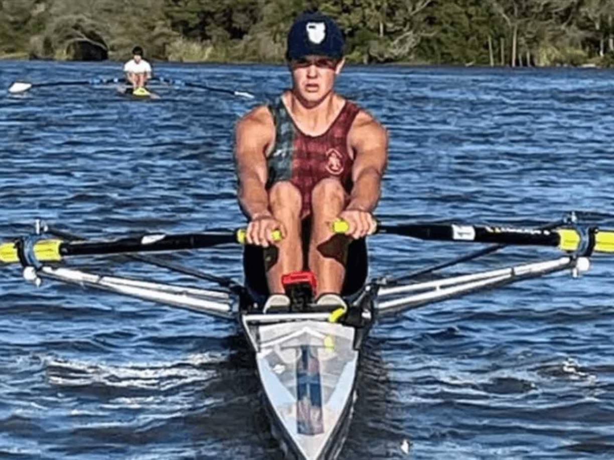 João Pedro Kerchiner, de 17 años es uno de los fallecidos en el trágico accidente del equipo de remo en Brasil.