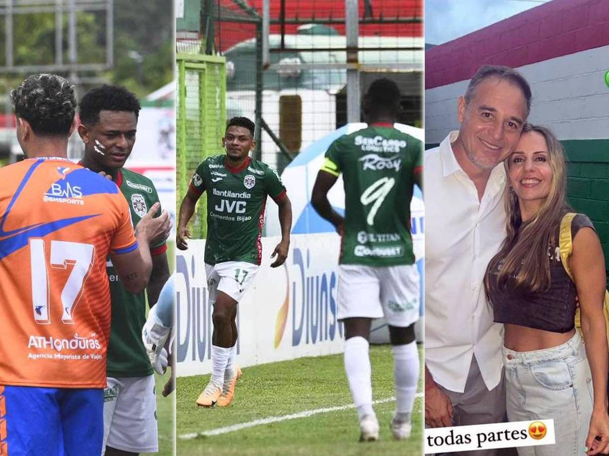 Las mejores imágenes del partido inaugural del Torneo Clausura 2024 en el que el Marathón se impuso 3-1 a los Lobos de la UPN en el estadio Yankel Rosenthal.