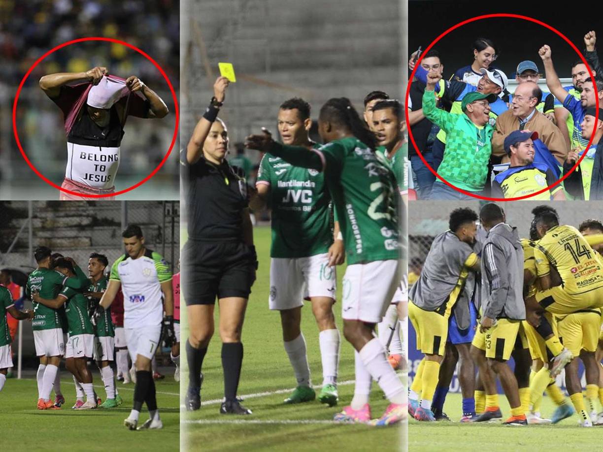 Las imágenes que no has visto de los partidos de ida del repechaje del Torneo Apertura 2024 de la Liga Nacional de Honduras: Olancho FC 1-2 Marathón y Génesis 1-1 Real España.