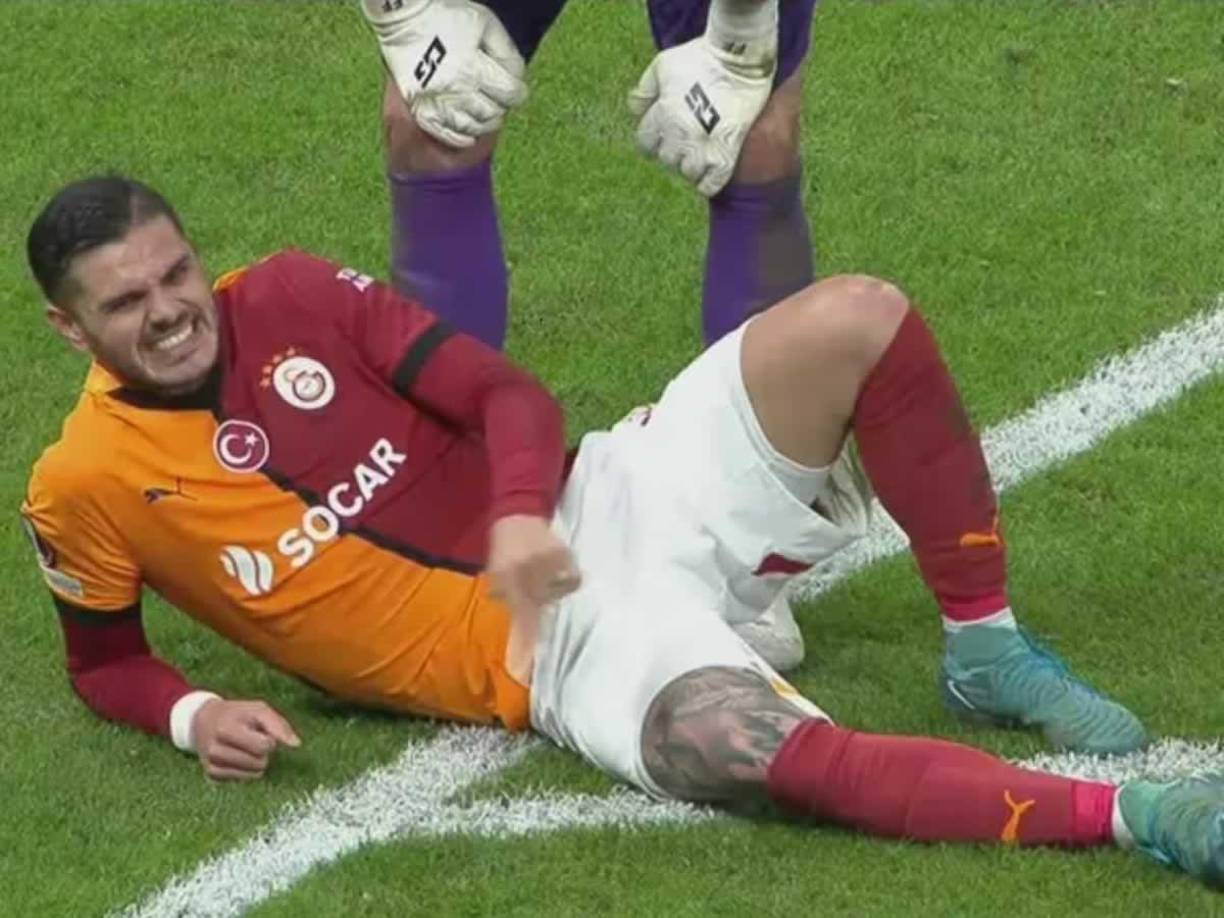 Mauro Icardi se rompió el jueves el ligamento cruzado anterior de la rodilla derecha durante el partido de la Europa League del Galatasaray contra el Tottenham, anunció este viernes su club.