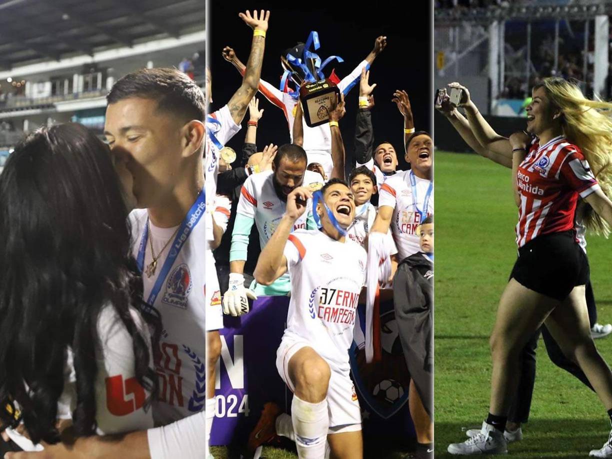 Las imágenes de la celebración del Olimpia con la Copa 37 tras quedar campeón invicto venciendo (2-1) al Motagua en la Gran Final del Torneo Apertura 2023 en el estadio Nacional Chelato Uclés. Hubo invasión de cancha y Brayan Beckeles se robó el show.