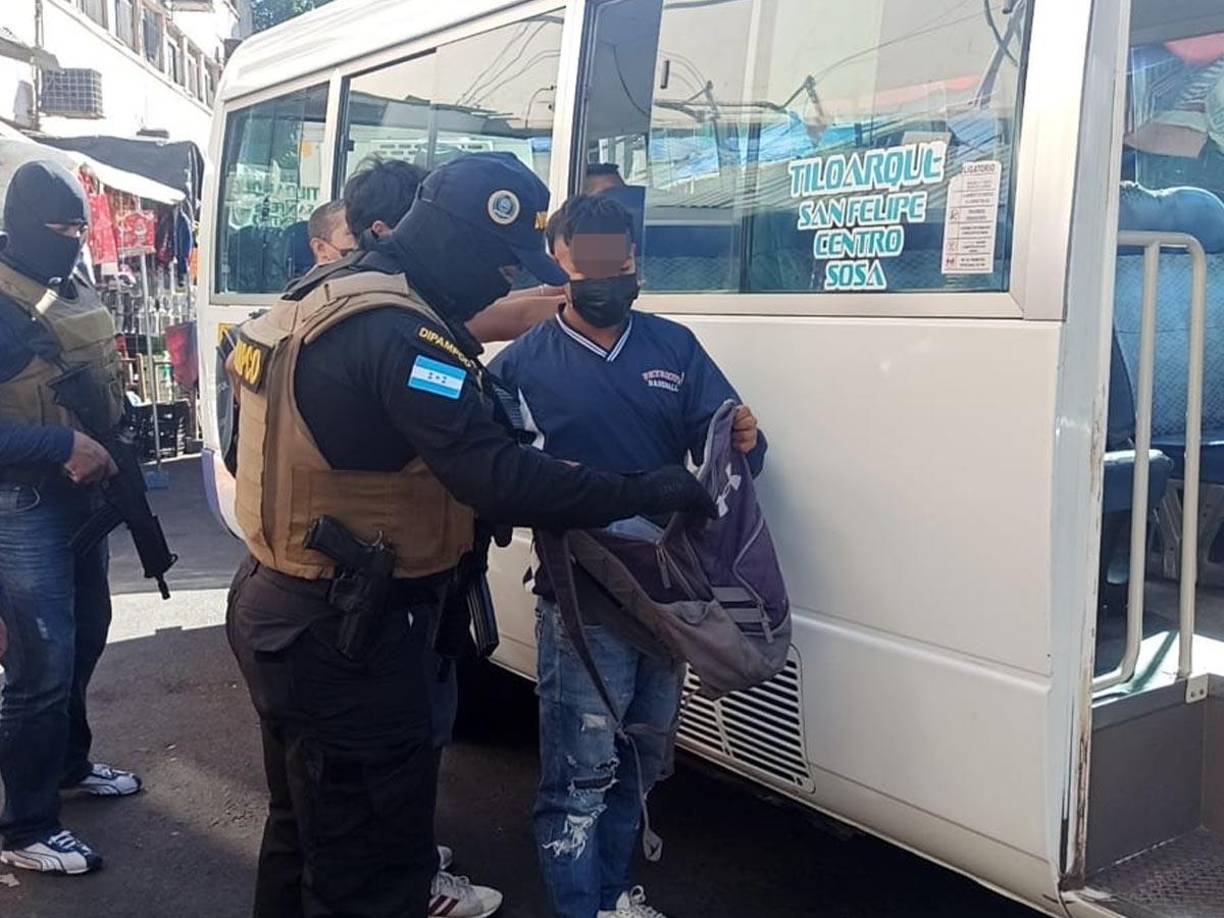 Imágenes de los intensos operativos contra extorsionadores