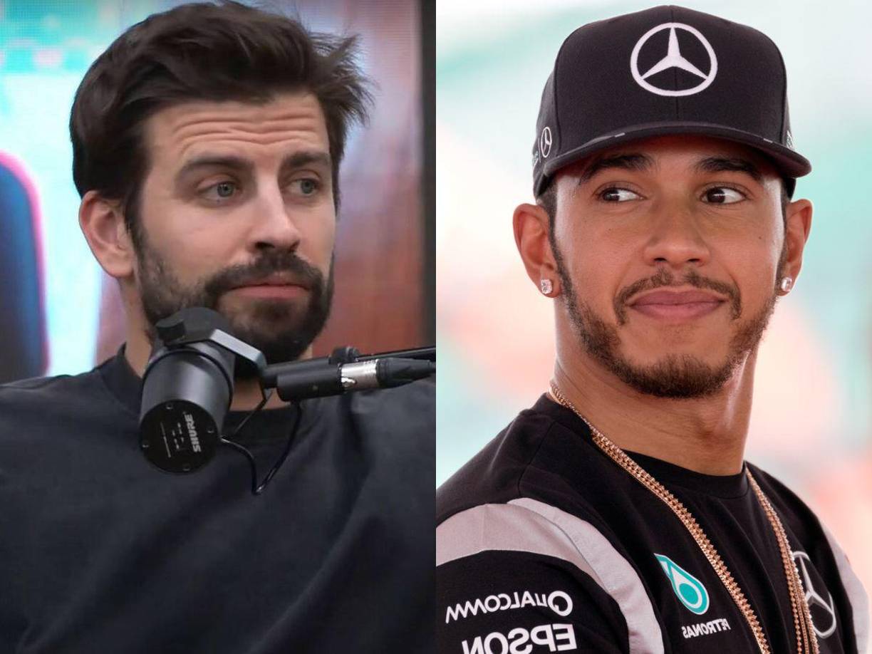 Piqué tuvo una inesperada reacción al supuesto romance se Shakira con el piloto inglés Lewis Hamilton.