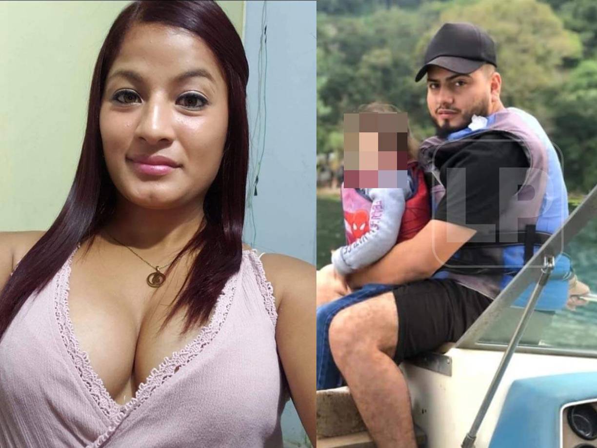 Fotos en vida de Maryuri Méndez y José Carlos Dubón, los dos hondureños que fueron asesinados en Tapachula, México.