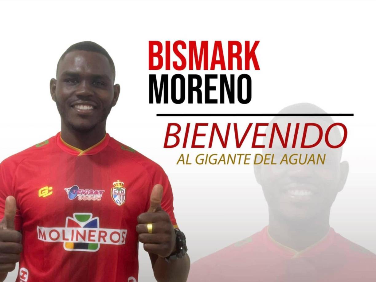 El defensa colombiano Bismarck Moreno Lemus fue anunciado como nuevo jugador de la Real Sociedad de Tocoa. Cuenta con 26 años de edad y llega desde Delfines del Este FC de la primera de República Dominicana.