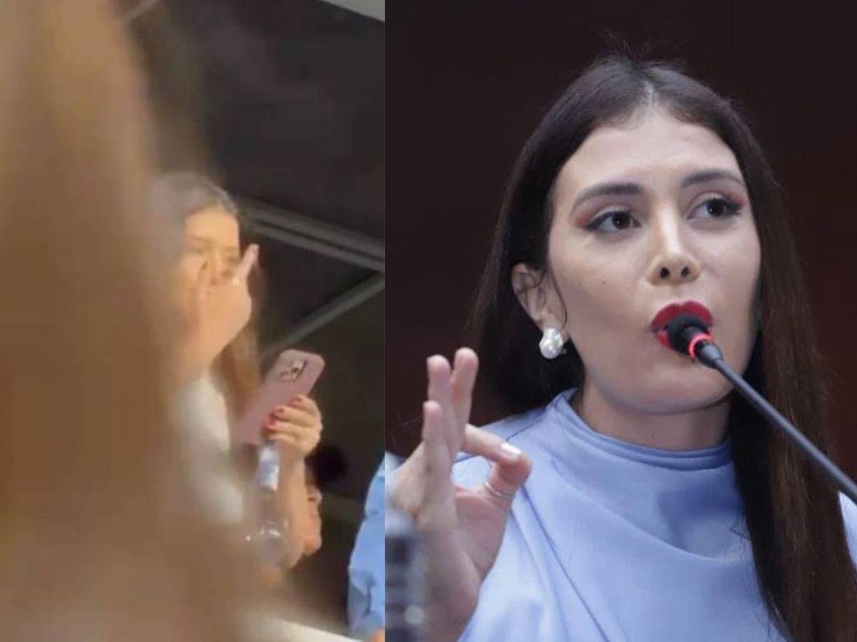 La diputada del Partido Salvador de Honduras, Iroshka Elvir de Nasrralla, se justificó este miércoles en un tuit sobre la seña realizada a aficionados en el partido Honduras-Jamaica.