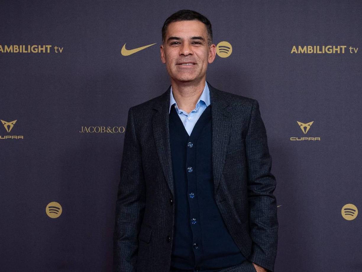 El mexicano Rafael Márquez fue otro de los invitados al aniversario del Barcelona. 