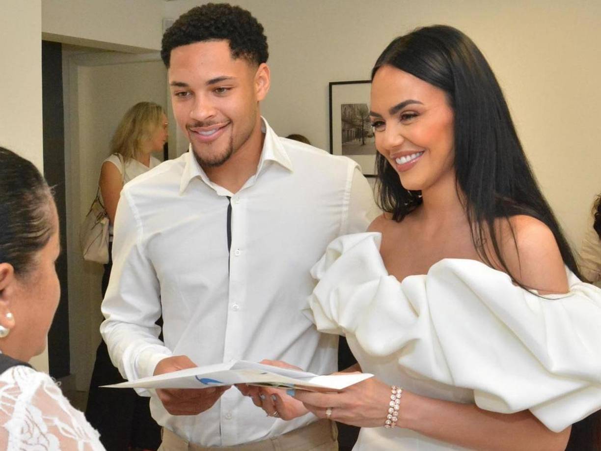 La joven pareja se casó en diciembre de 2023 poco antes de que se hiciera oficial el fichaje de Vitor Roque por el FC Barcelona.