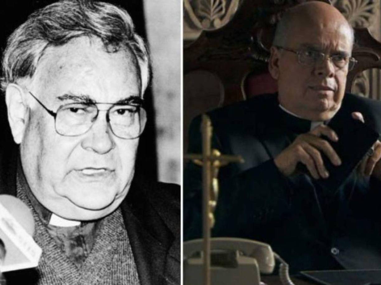 Cardenal Pastrana era Cardenal Jesús Posadas Ocampo, Emilio Guerrero hizo este papel. Fue un obispo católico mexicano, arzobispo de la Arquidiócesis de Guadalajara y cardenal.