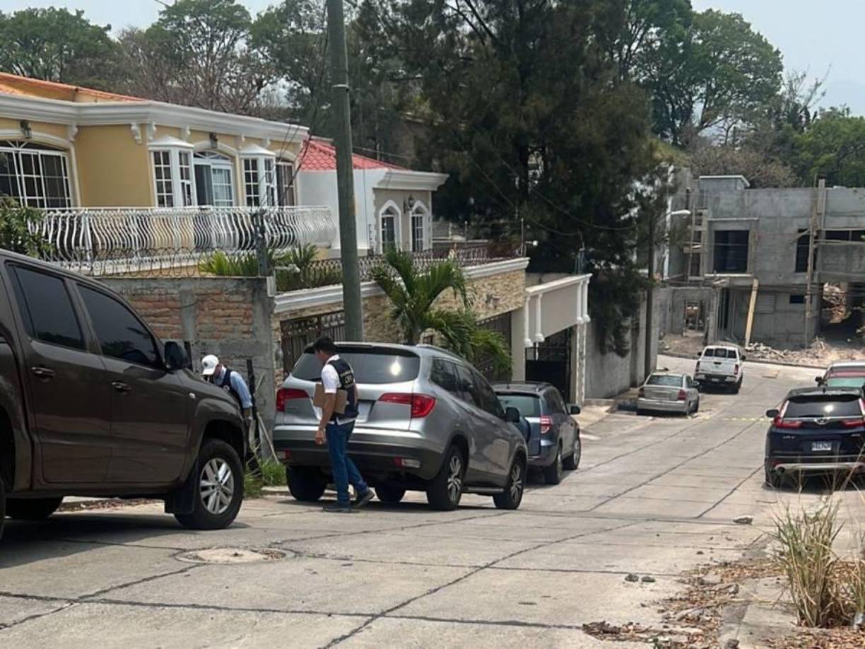 Oyuela está interno en un centro asistencial de la capital, donde permanece en estado crítico | Casa donde ocurrió el crimen.