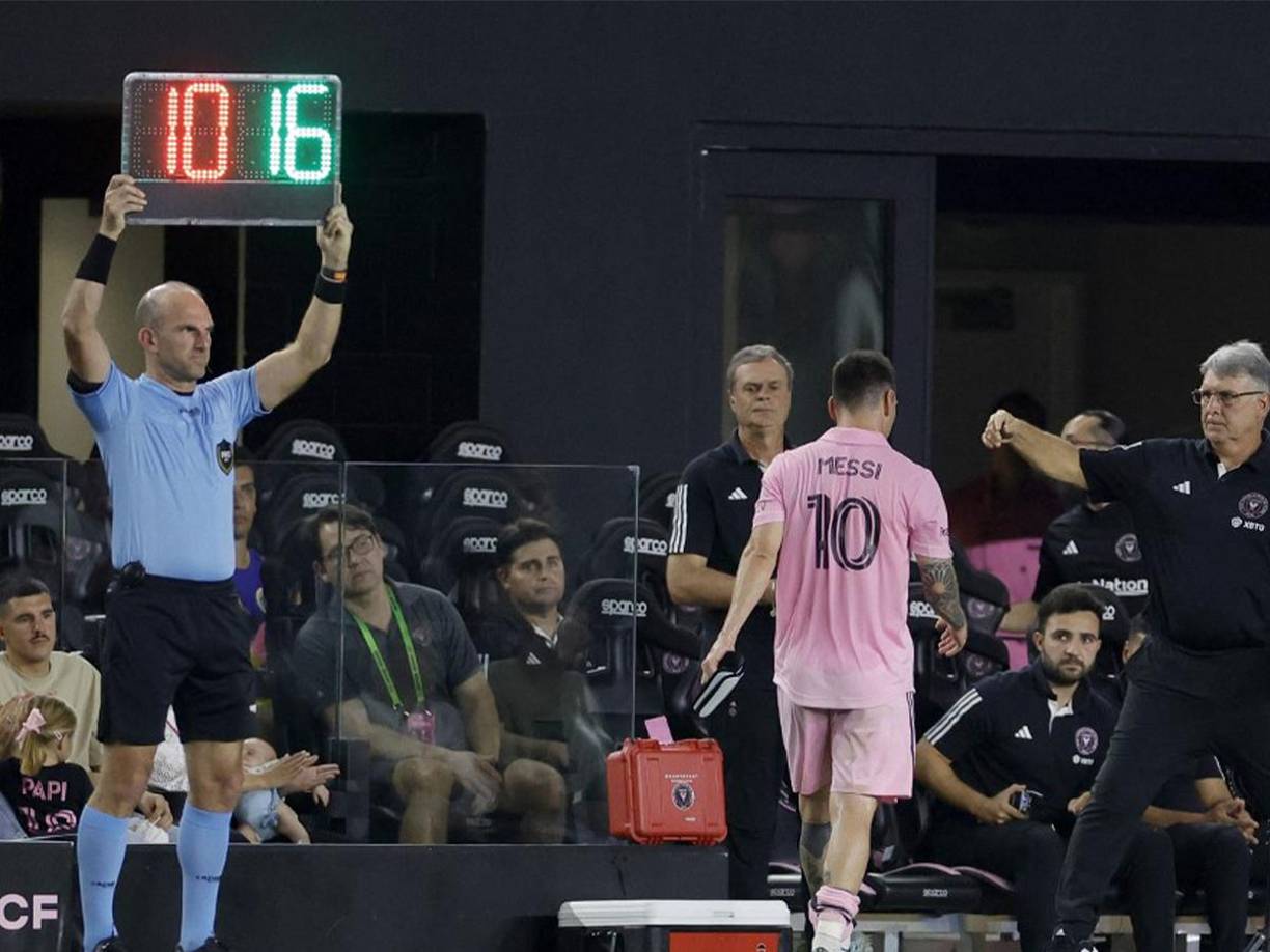 Messi no pudo seguir por lesión e inmediatamente se han encendido las alarmas en el Inter Miami. 