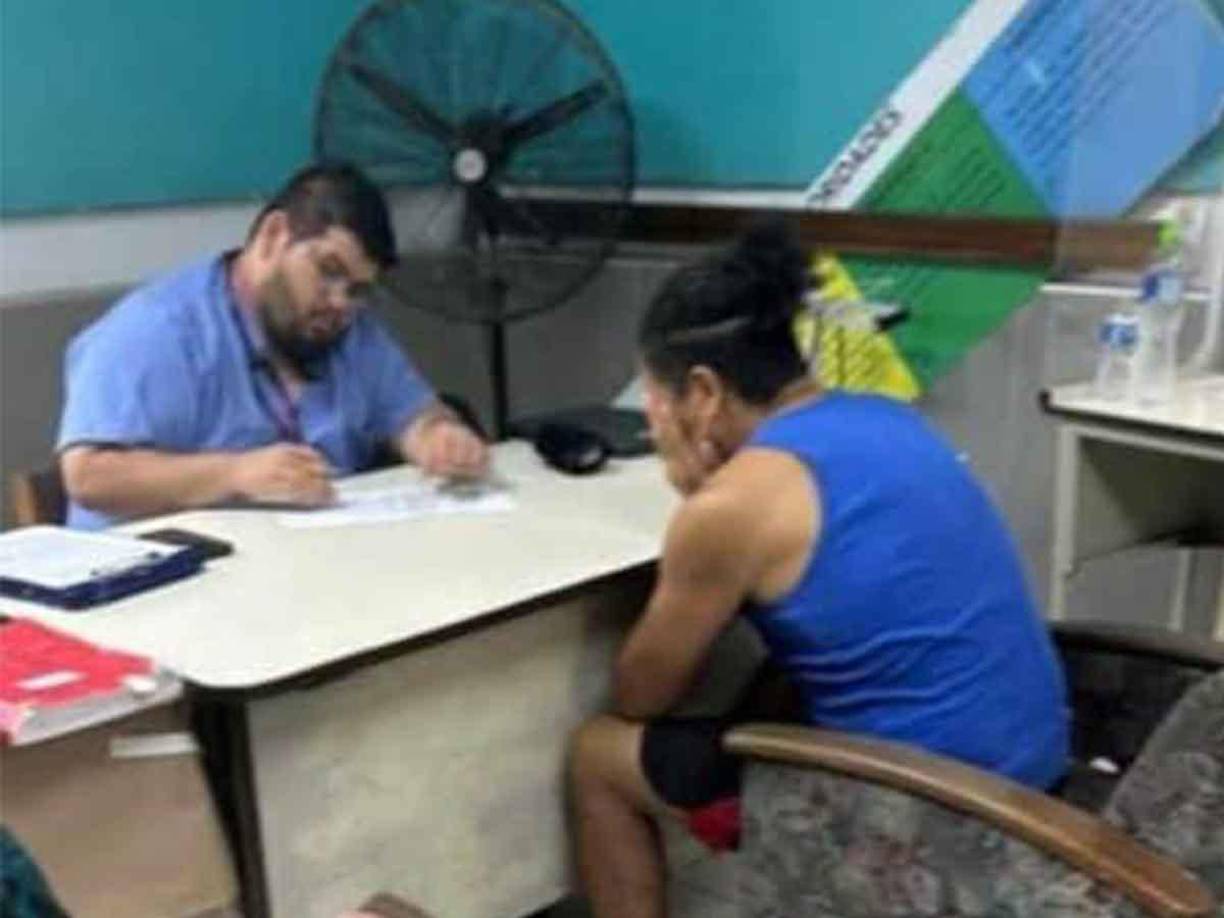 Afortunadamente, todo quedó en susto y Julio César de León recibió el alta médica.