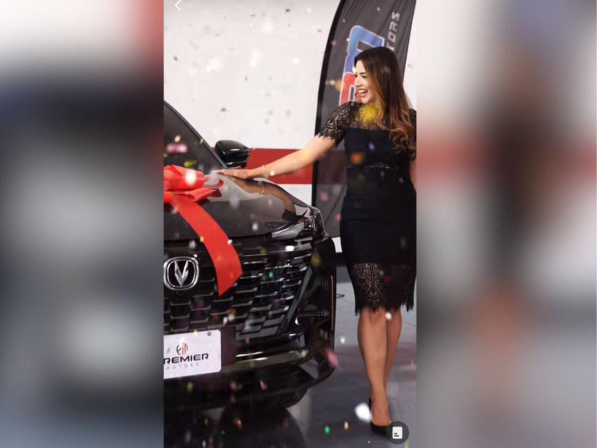 ”Agradecida por los nuevos comienzas junto a mi vehículo, feliz de unirme a la familia Changan Honduras”, agregó.