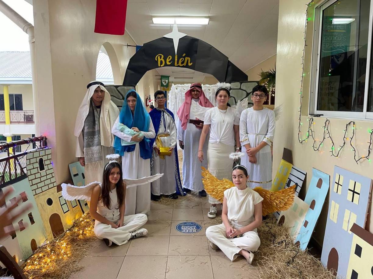 “Un pueblecito llamado Belén” por los alumnos de noveno y onceavo.