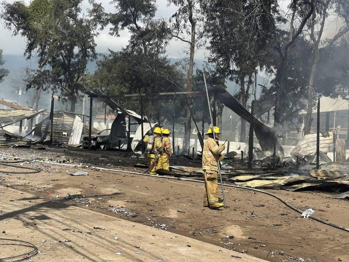 El incendio dejó pérdidas millonarias y una humana, la de doña Lilian Flores.