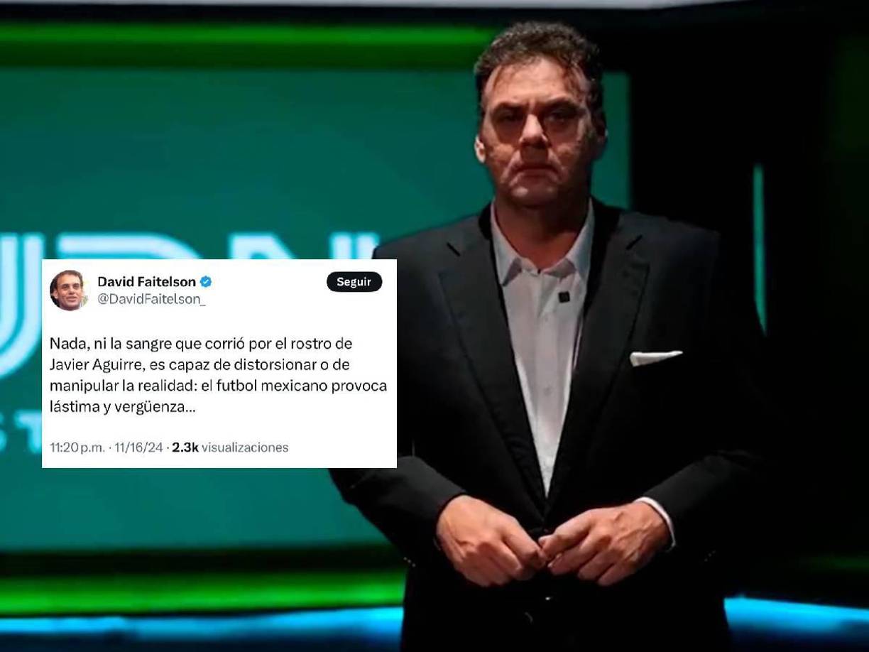 “Nada, ni la sangre que corrió por el rostro de Javier Aguirre, es capaz de distorsionar o de manipular la realidad: el futbol mexicano provoca lástima y vergüenza...”, cerraba.