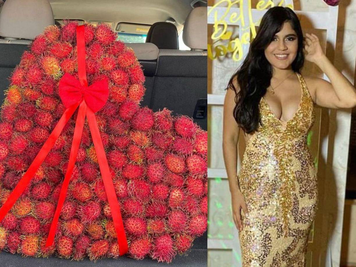 La joven progreseña Aby Castillo causa furor en redes sociales con su ingenioso e innovador emprendimiento de ramos de rambutanes, mejor conocidas como lichas.