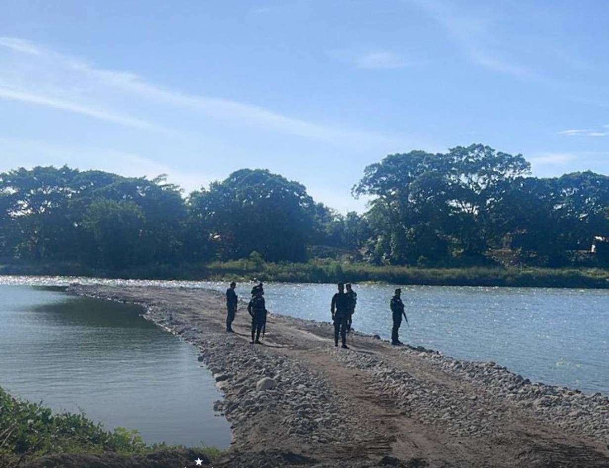 Concesionarias hacen estragos en el río Cangrejal y los llaman al orden