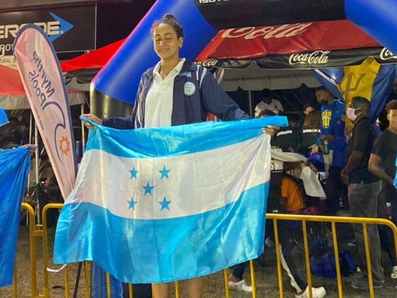 Julimar Ávila comenzó a darle sus primeras medallas a Honduras en Barbados.